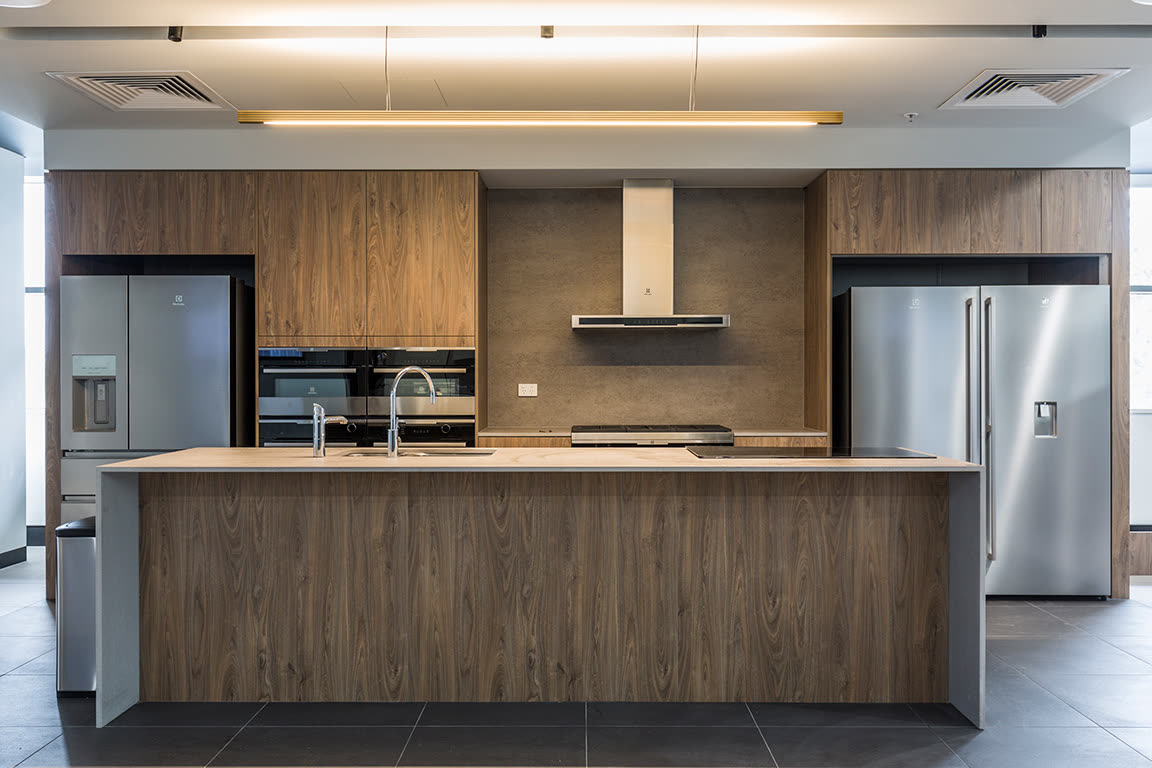 Commercial showroom kitchen at the Electrolux Home Products Facility